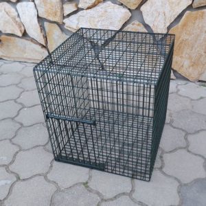 Galambcsapda egyajtós 50×45×45 cm horganyzott (galamb, fácán, fogoly)